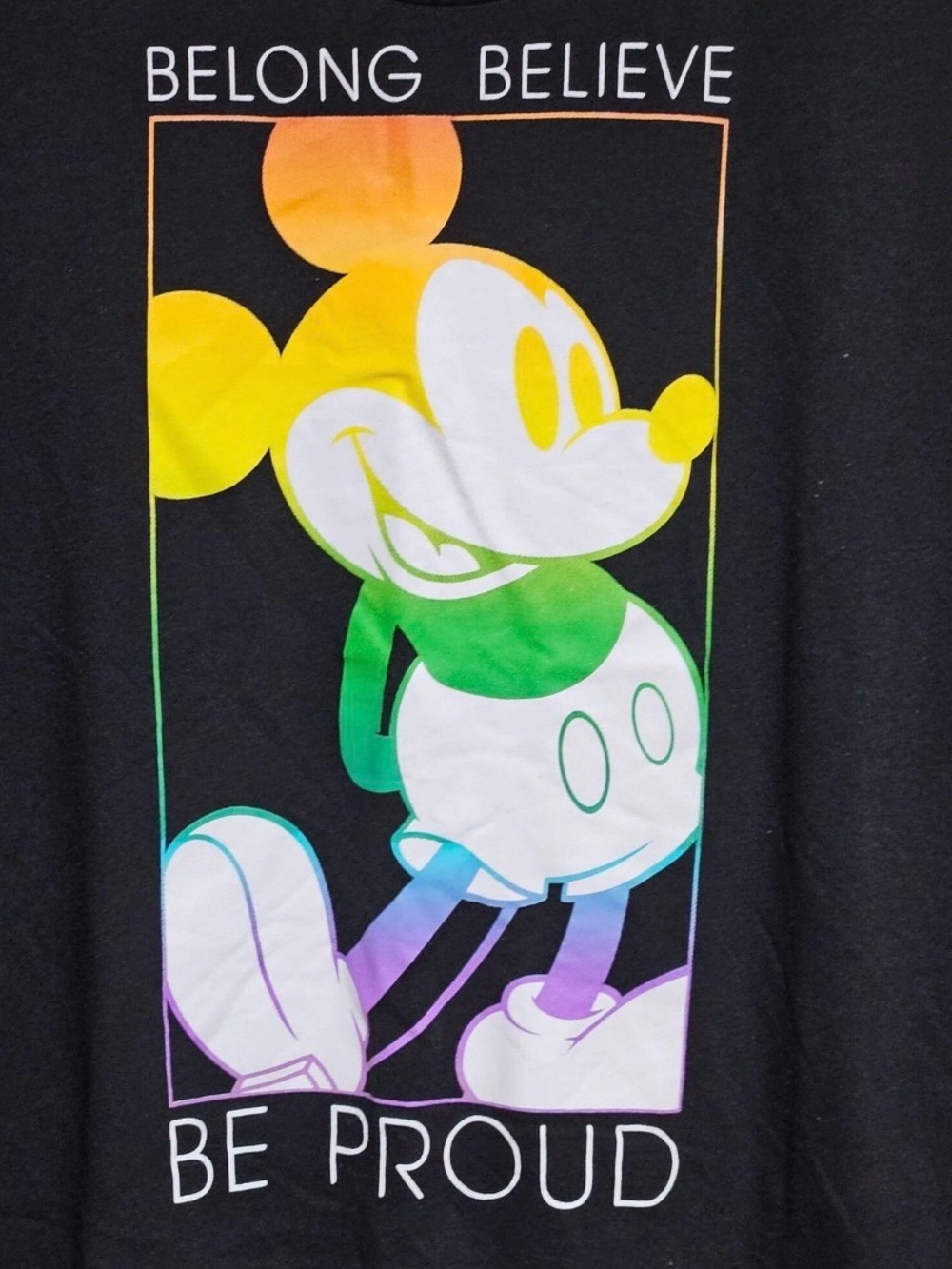 Disney Pride Mickey Mouse Rainbow Tank Top 3XL (22W-24W) EUC - Picture 3 of 6